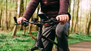 Close-up of a Cyclist