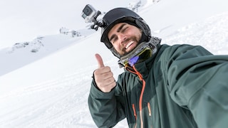 Man with a GoPro on His Head