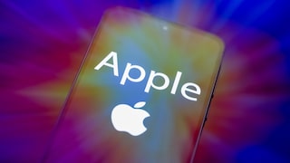 Smartphone with Apple Logo