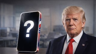 Trump Next to a Smartphone
