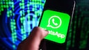 Smartphone with WhatsApp Logo