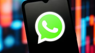 Smartphone with WhatsApp Logo