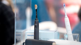 Philips Sonicare toothbrushes on display