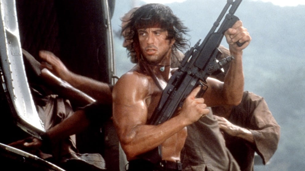 Sylvester Stallone in "Rambo: First Blood Part II"