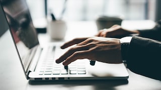 Person at Laptop