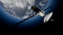 Satellite in Front of Earth