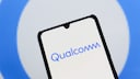 Smartphone with Qualcomm Logo
