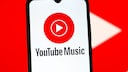 Smartphone with YouTube Music Logo