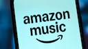 Amazon Music Logo on a Smartphone