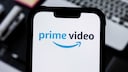 Prime Video logo on a smartphone