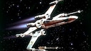 An X-Wing from the "Star Wars" films