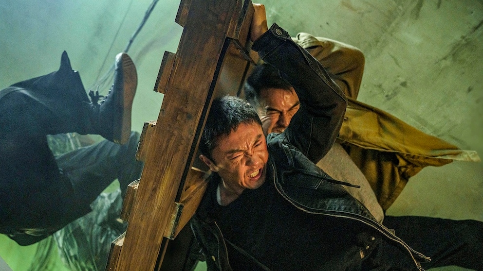 Miao Xie and Joe Taslim in "The Furious"