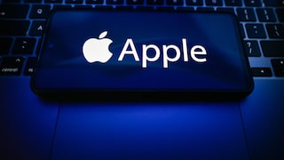 Smartphone with Apple Logo