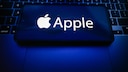 Smartphone with Apple Logo