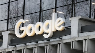 Google Logo on Building Wall