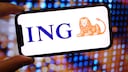Smartphone with ING Logo