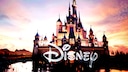 The Disney castle intro on a screen