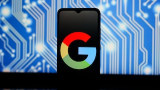 Smartphone with Google Logo