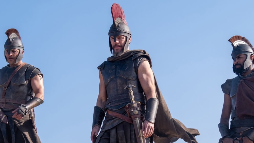 Scene from Christopher Nolan's "The Odyssey"