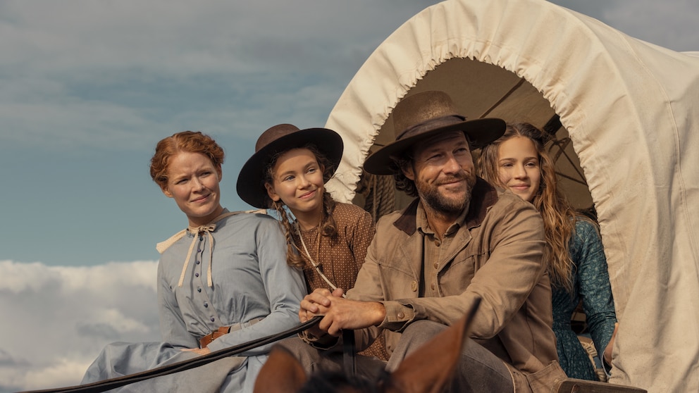 The Ingalls Family in the Netflix Version of "Little House on the Prairie"