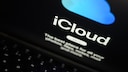 iCloud login page on a laptop