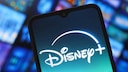 Disney+ Logo on a Smartphone