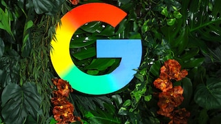 Google Logo Wrapped in Plants