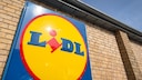 Lidl logo on a building