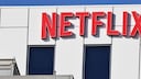 Netflix Logo on a Building
