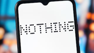 Nothing Logo on a Smartphone