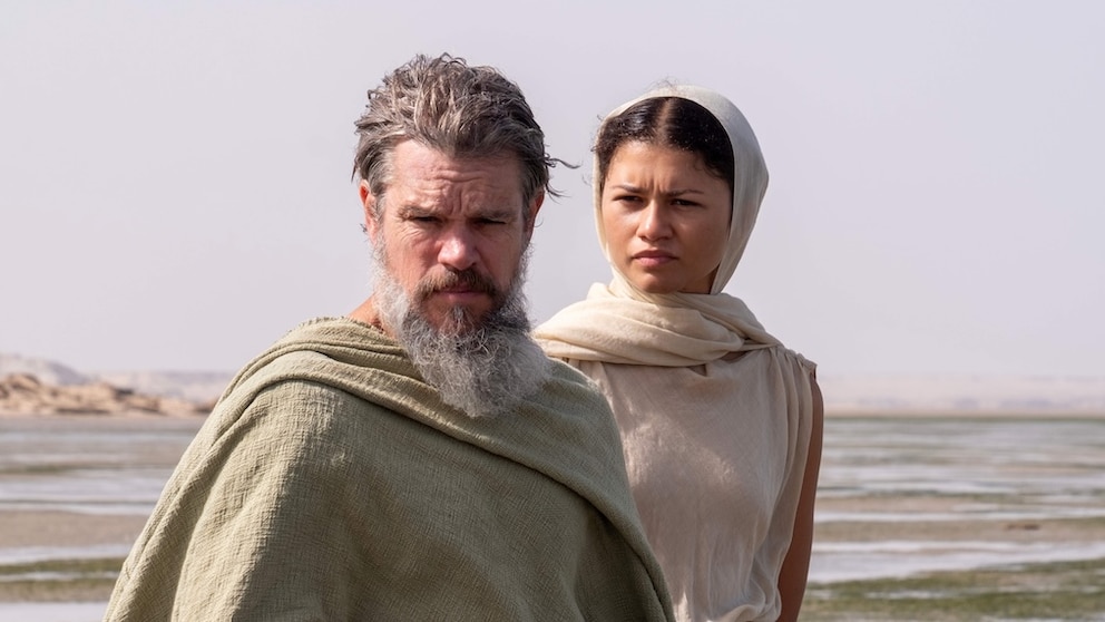 Matt Damon and Zendaya in "The Odyssey"