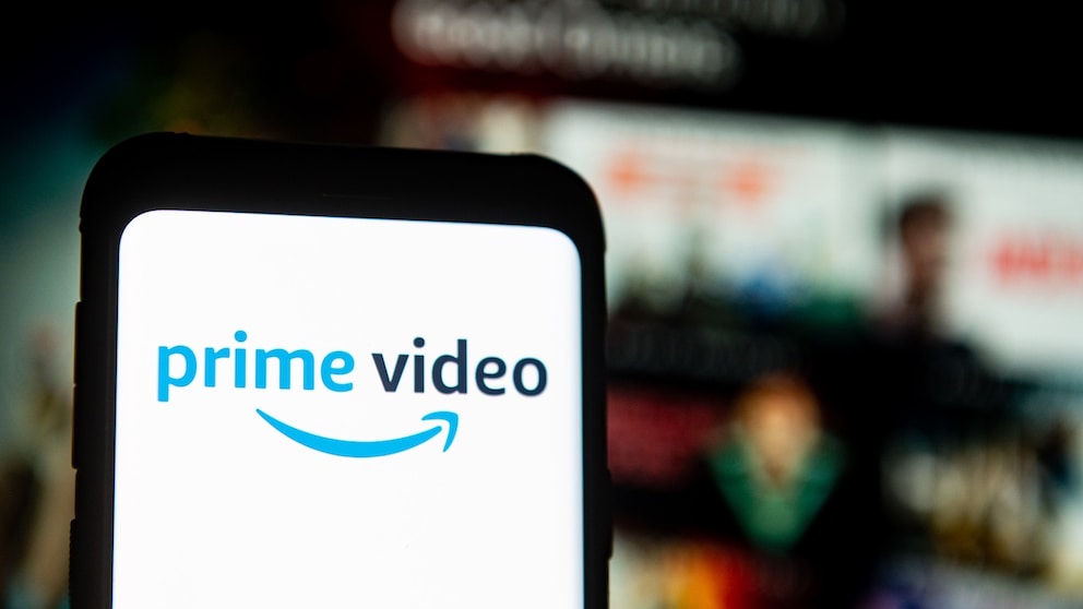 Amazon Prime Video Logo on a Smartphone