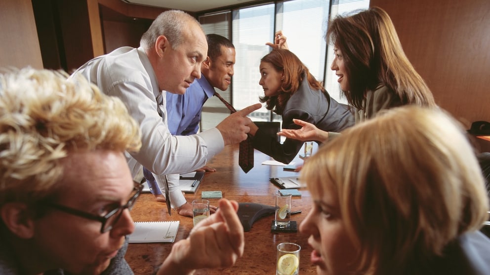 Disputing Staff at a Meeting