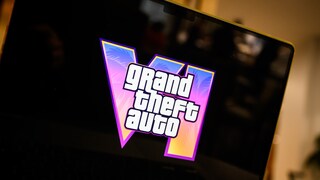 “GTA 6” Logo on a TV Screen