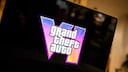 “GTA 6” Logo on a TV Screen