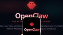 OpenClaw logos on a smartphone and in the background