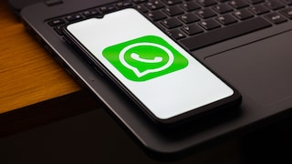 WhatsApp Logo on Smartphone
