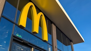 McDonald's logo at a restaurant