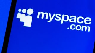 Logo of the former social network Myspace