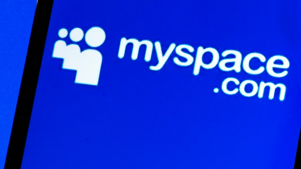 Logo of the former social network Myspace