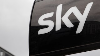 Sky Logo on a Building