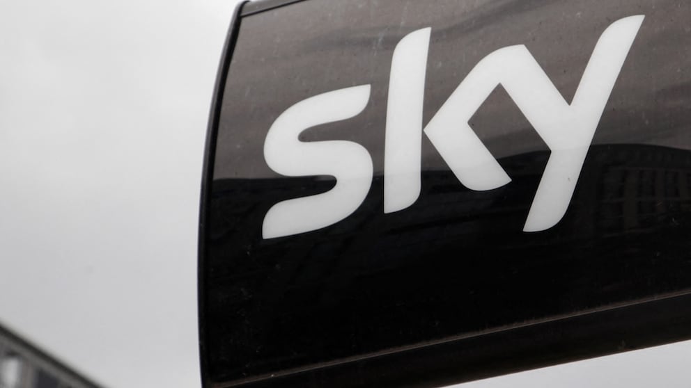 Sky Logo on a Building