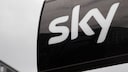 Sky Logo on a Building
