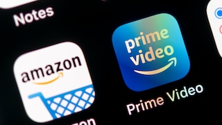 The apps "Amazon" and "Prime Video" side by side
