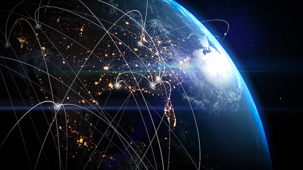 Visualization of a Global Network
