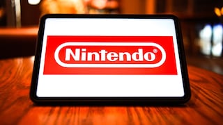 Nintendo Logo on a Tablet