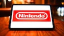 Nintendo Logo on a Tablet
