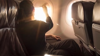 In airplanes, you should apply sunscreen.