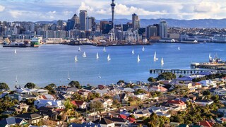 The Sky Tower is one of the city's landmarks.