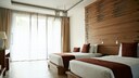 Hotel Room Bed Scarf